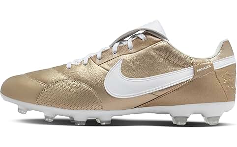 Nike The Premier III Fg, Men's Football Soccer, Mtlc Gold